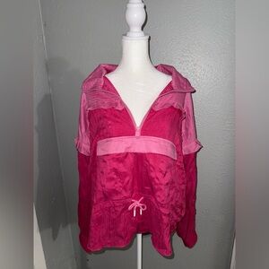 NWOT Free People Movement 3/4 Zip
Pullover Jacket Azelia Pink Medium